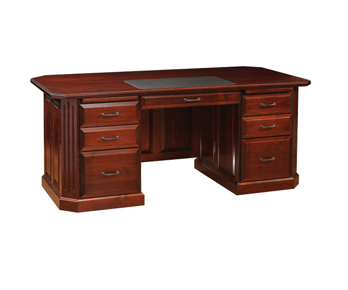 Fifth Avenue Executive Desk Amish Custom Furniture Williamsburg, VA