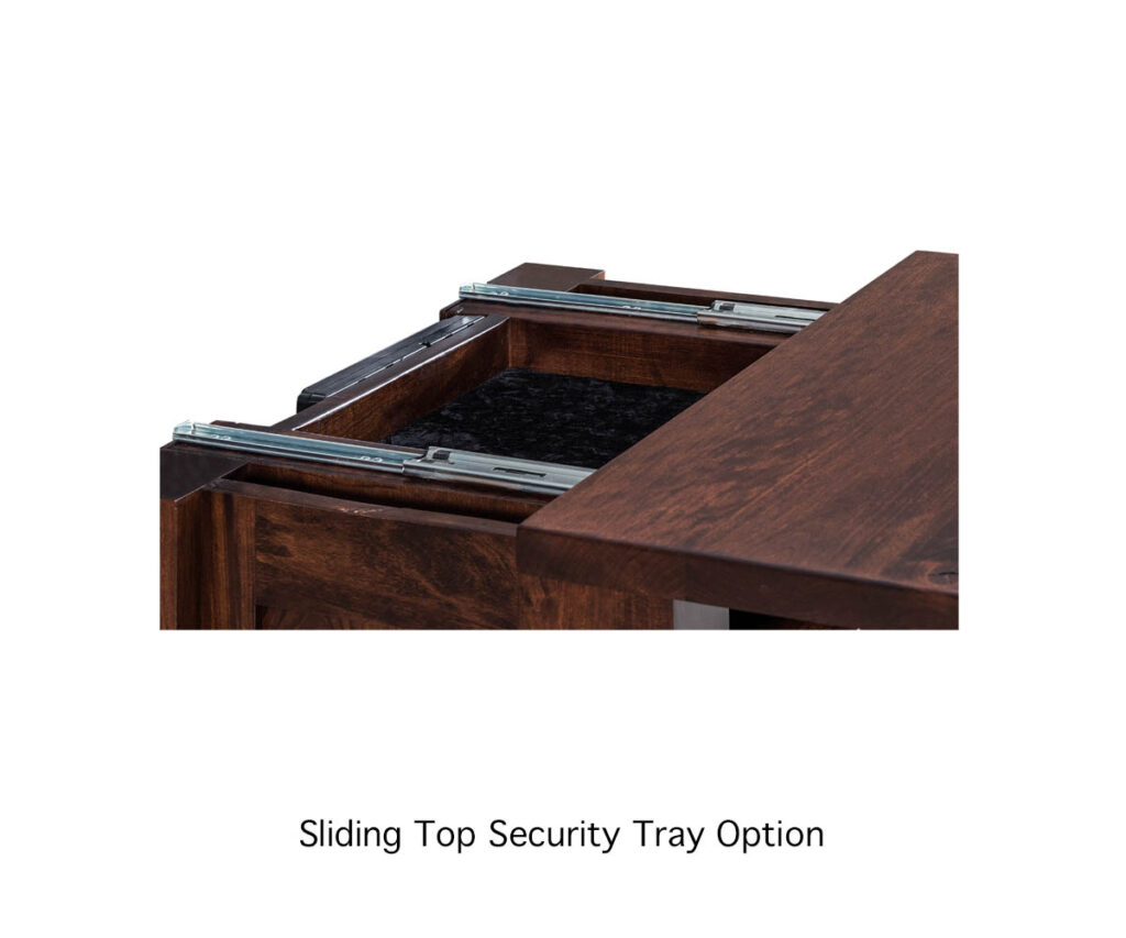 Flush Mission Nightstand Amish Custom Furniture Williamsburg, VA