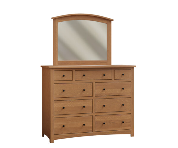 Elite Dresser With Arched Mirror