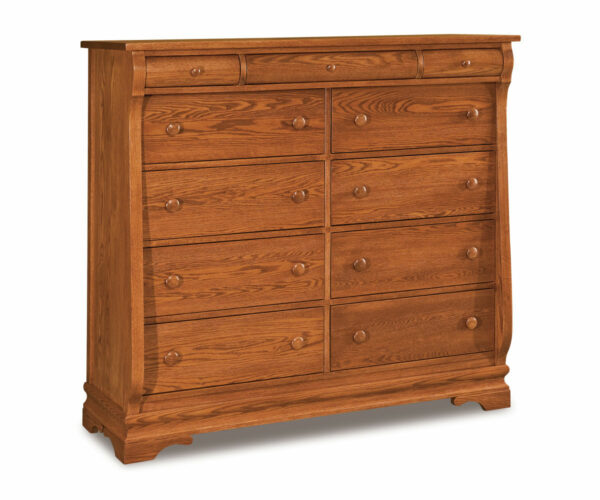 Chippewa Sleigh 11 Drawer Double Chest