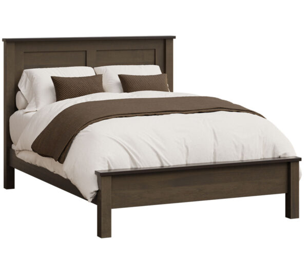 Dutch Country Mission Bed with Low Footboard
