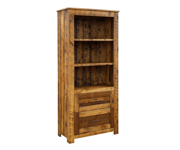 Urban Lodge 6 Ft. Bookcase With Lower Drawers