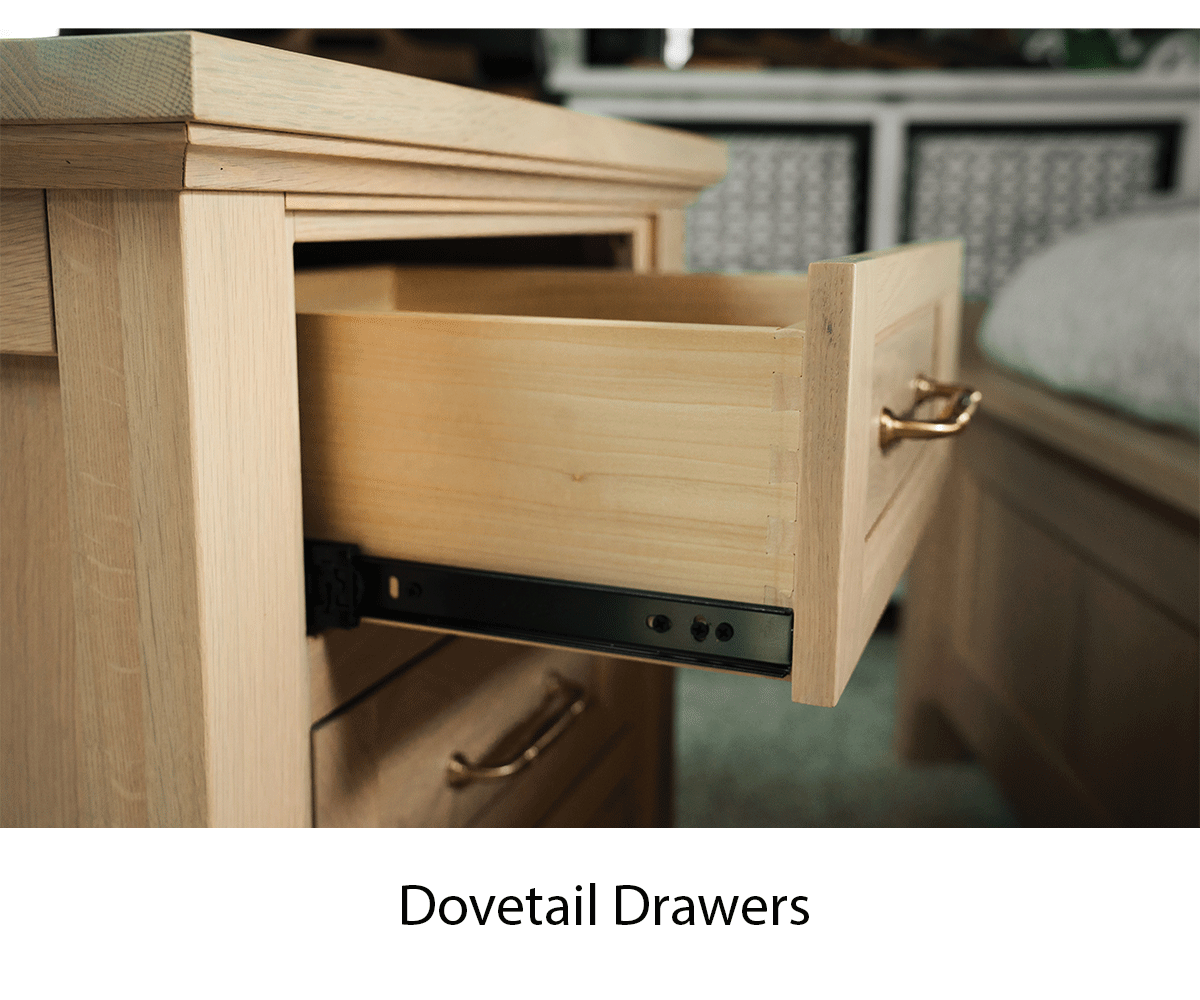 Barn Floor 3 Drawer Nightstand - Image 2