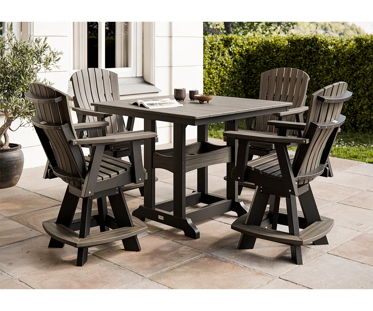 44" Classic Square Bar Height Table - Image 4